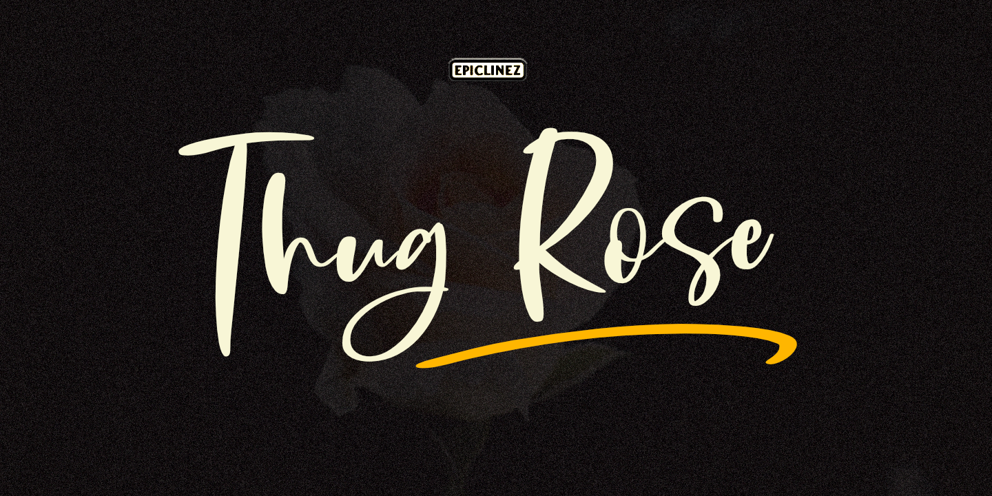 Czcionka Thug Rose